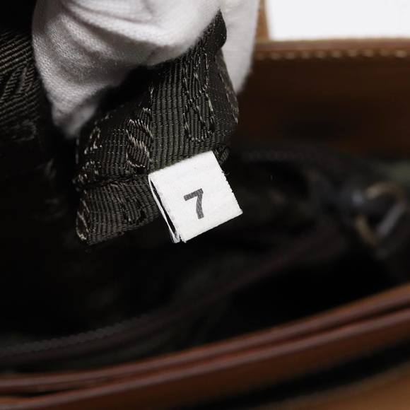 PRADA Tote Bag Nylon Beige Auth bs16845 - Picture 12 of 16